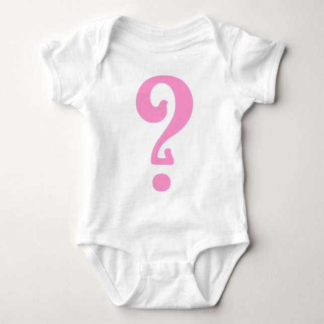Art Nouveau Question Mark Baby Bodysuit (Front)
