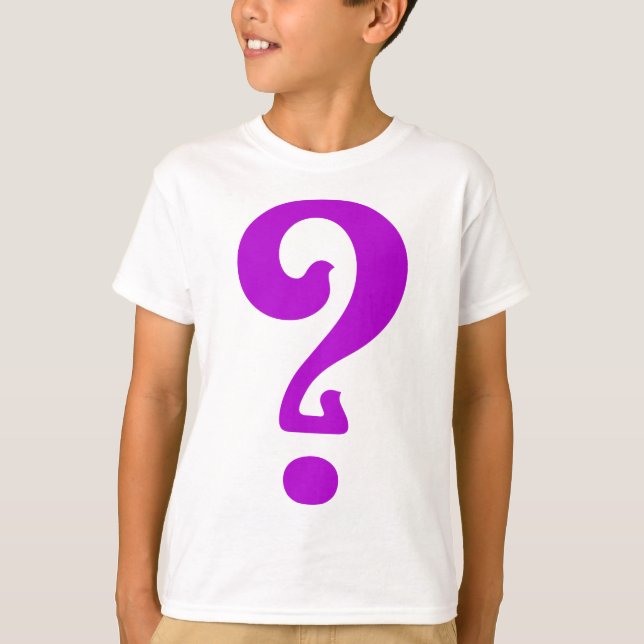 Art Nouveau Question Mark T-Shirt (Front)