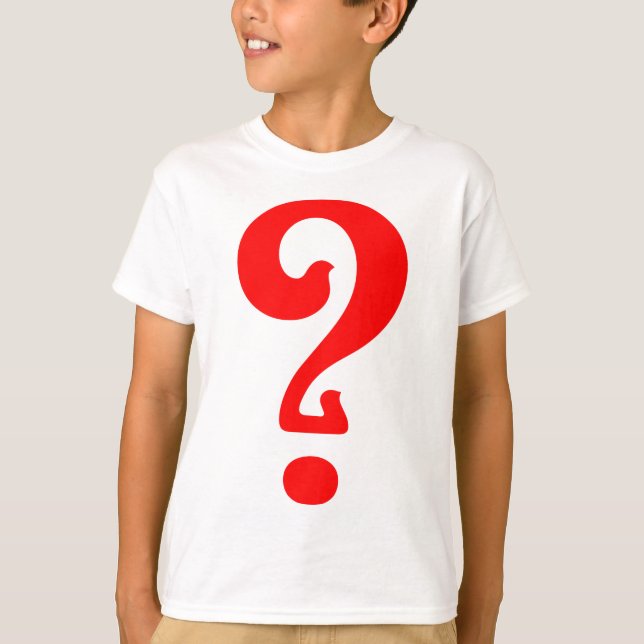 Art Nouveau Question Mark T-Shirt (Front)
