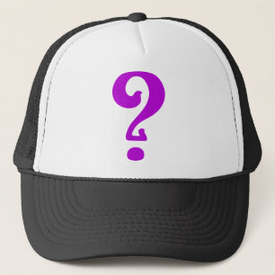Art Nouveau Question Mark Trucker Hat