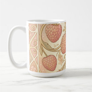 Art Nouveau Raspberry Pattern Coffee Mug