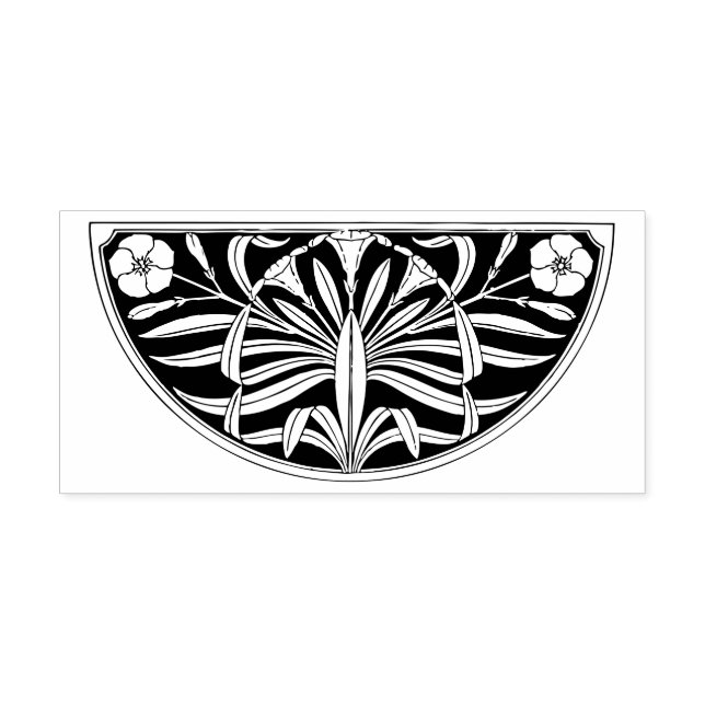 Art Nouveau Rubber Stamp (Imprint)