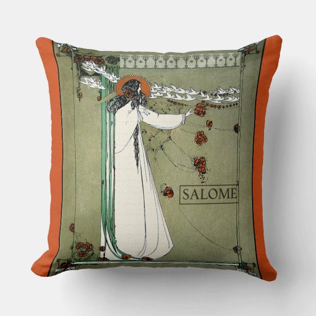 Art Nouveau Salome Cushion (Front)