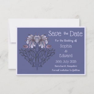 Art Nouveau - Save the date card