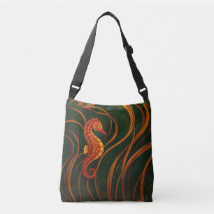 Art Nouveau Seahorse Crossbody Bag