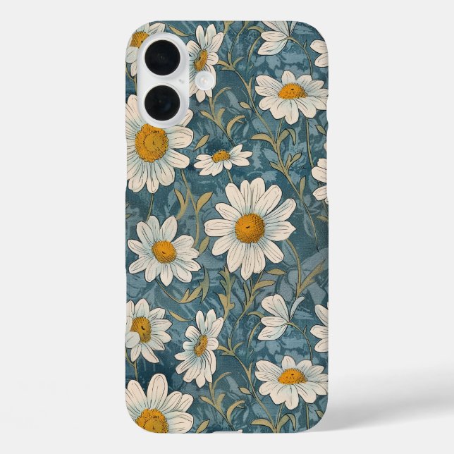 Art Nouveau Shasta Daisies Case-Mate iPhone Case (Back)