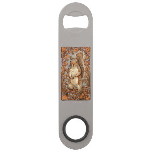 Art Nouveau Squirrel - funny squirrel lover