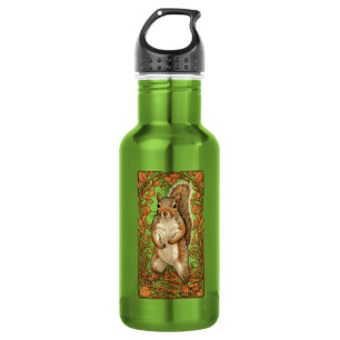 Art Nouveau Squirrel - funny squirrel lover 532 Ml Water Bottle