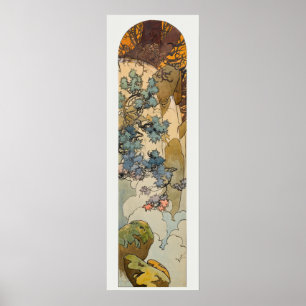Art Nouveau Stained Glass Alphonse Mucha Poster