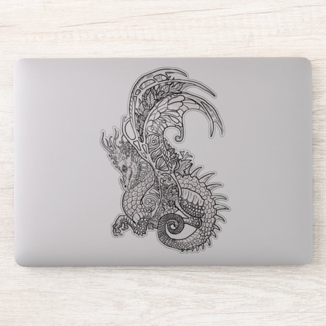 Art Nouveau Style Dragon (Computer)