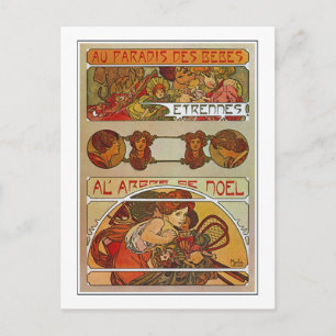 Art Nouveau Style, Mucha Postcard