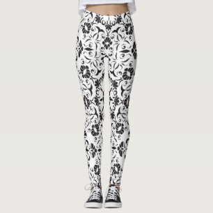 Art Nouveau: Stylised Vintage Elements Leggings