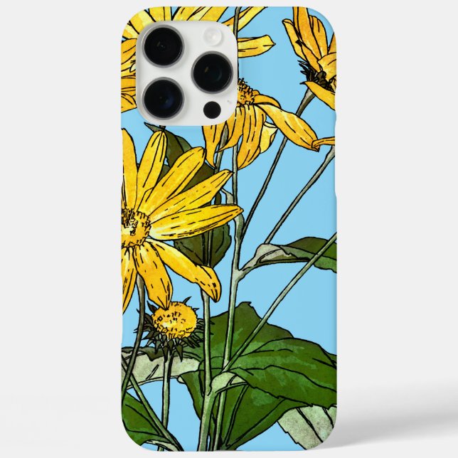 Art Nouveau Sunflowers Case-Mate iPhone Case (Back)
