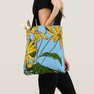 Art Nouveau Sunflowers Tote Bag