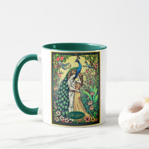 Art Nouveau Tarot Card, The Lovers Mug