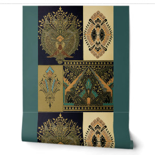 Art nouveau textile pattern Christopher dresser Wallpaper