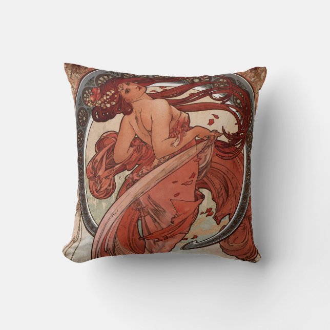 Art Nouveau ~ The Dancing Lady Cushions (Front)
