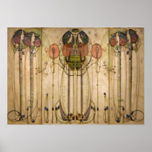Art Nouveau - - The Wassail - Charles Mackintosh Poster