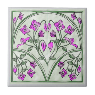 Art Nouveau tile