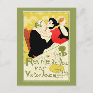 Art Nouveau: Toulouse Lautrec - Reine de Joie Postcard