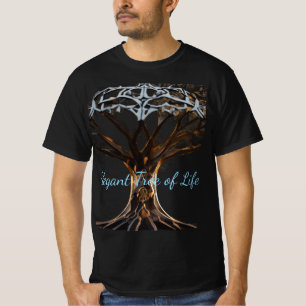 Art Nouveau Tree of Life in Geometric Harmony T-Shirt