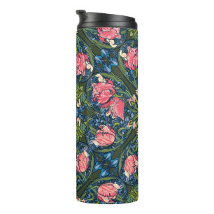 Art Nouveau Tulip Garden Thermal Tumbler