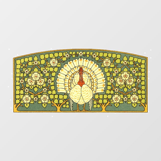 Art nouveau turkey (Sheet)