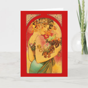 Art Nouveau  Valintine design card