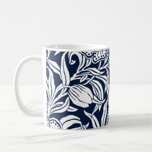 Art Nouveau Vintage Botanical Floral Pattern Coffee Mug