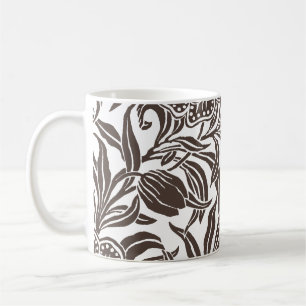 Art Nouveau Vintage Botanical Floral Pattern Coffee Mug