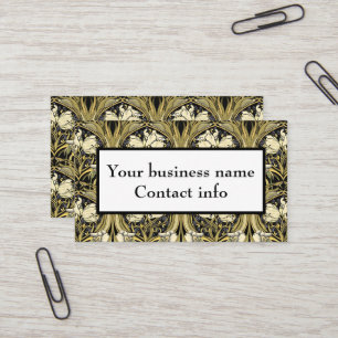 Art Nouveau Vintage Customisable Business Card