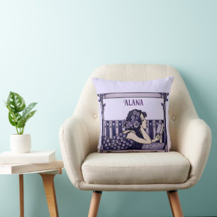 Art Nouveau Vintage reader Cushion