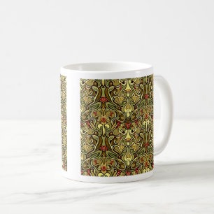 Art Nouveau Wallpaper Classic Mug, 11 oz Coffee Mug