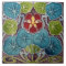 Art Nouveau Water Lilies Ceramic Wall Tile