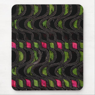 Art Nouveau Wave Pattern - Mousepad
