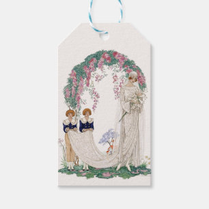 Art Nouveau Wedding Illustration – Vintage Bridal Gift Tags