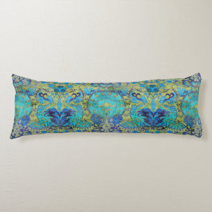 Art Nouveau William Morris 1970s Retro Reversible Body Cushion