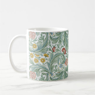Art nouveau William Morris Leicester Flowers Folia Coffee Mug