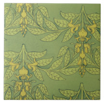 Art Nouveau Wisteria tile