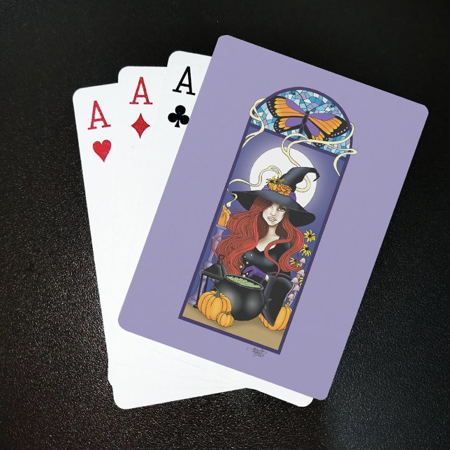 Art Nouveau Witch Playing Cards (Creator Uploaded)
