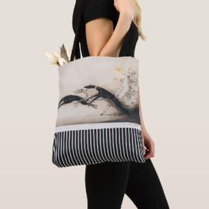 Art Nouveau Woman Greyhounds Louis Icart Tote Bag