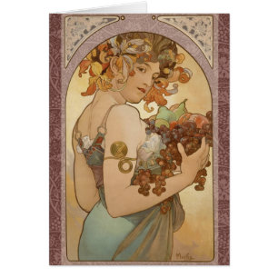 Art Nouveau Woman Mucha Beautiful