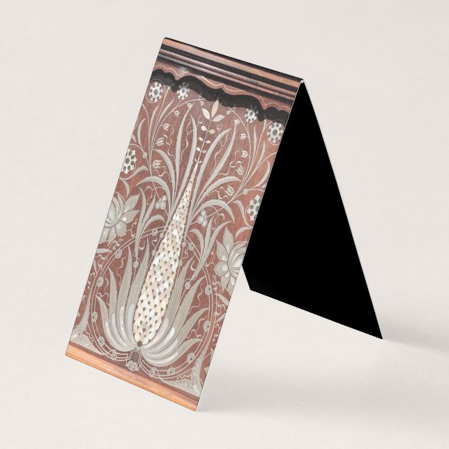 Art Nouveau wood work, beautiful original, belle e Business Card (Front)