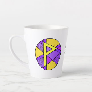 Art Nouveau Wunjo Rune Latte Mug – JOY!