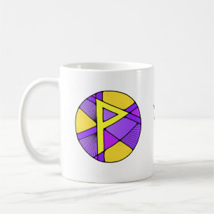 Art Nouveau Wunjo Rune Mug – JOY!