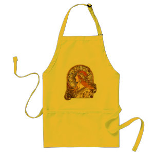 Art Nouveau Zodiac Standard Apron