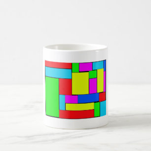 art of abstract coffee mug