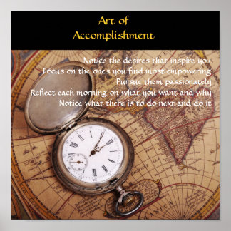 Art of Accomplishment Poster