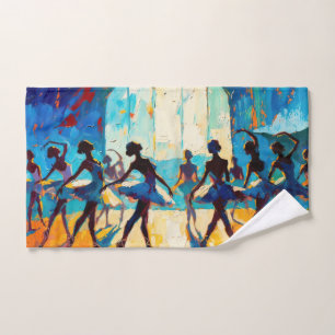 Art of Ballet (#1) oil painting Hand Towel