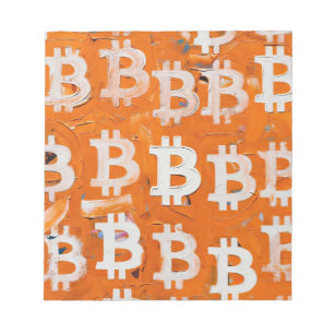Art of Bitcoin (#7) oil painting Notepad